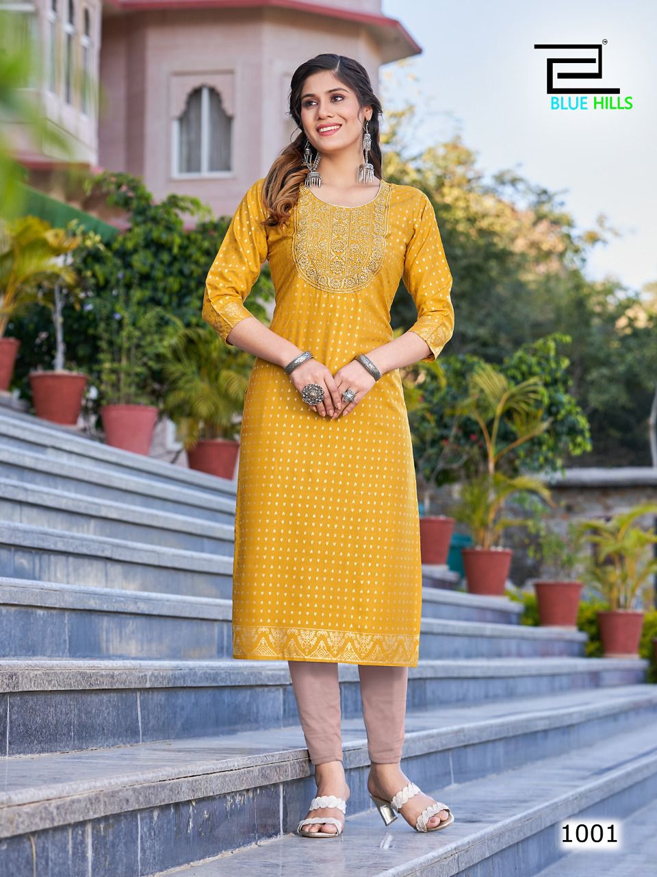 Blue Hills Freddy Wholesale Designer Plus Size Kurti Catalog
